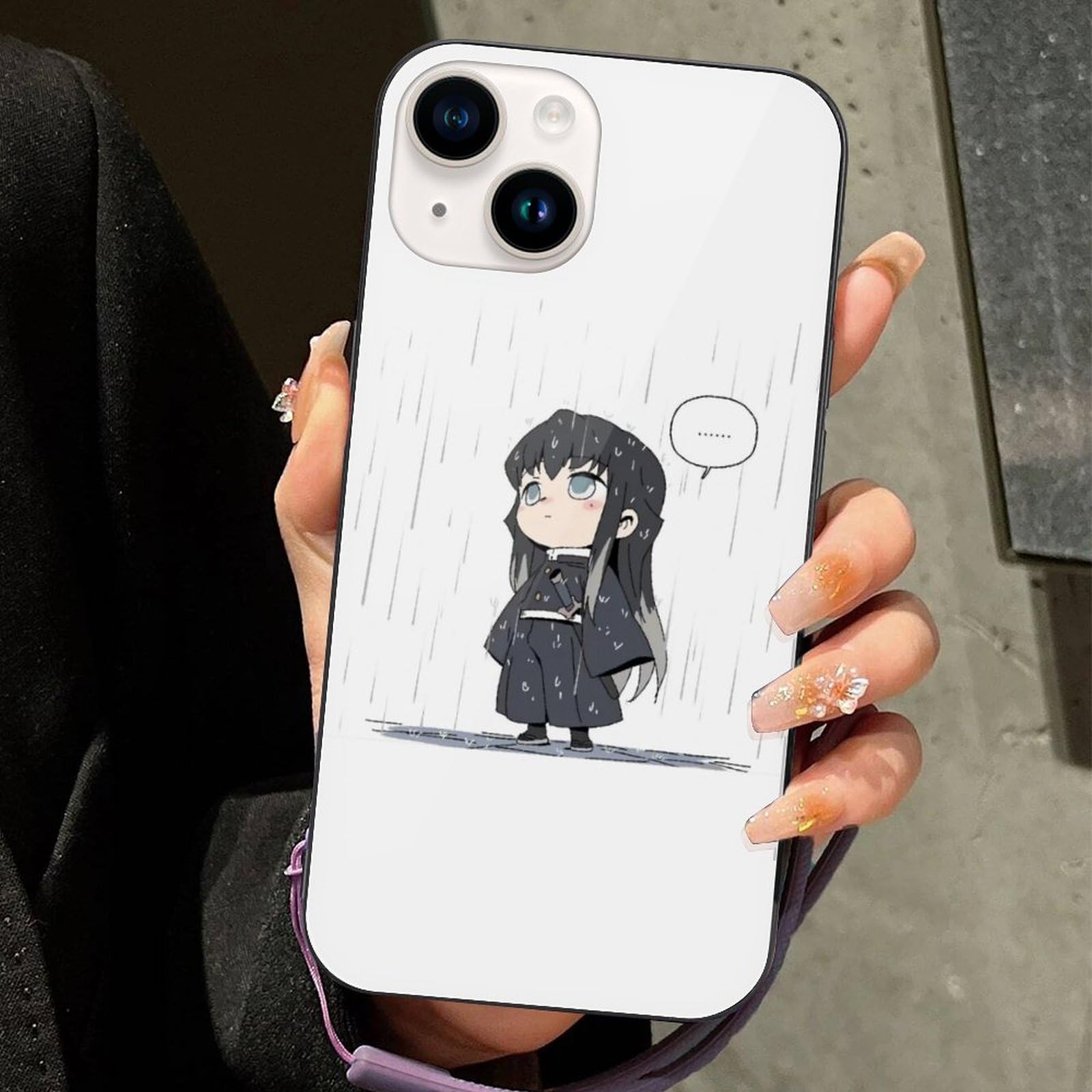 スマホケース Amazon.co.jp: 【iPhone12 用 ケース】 鬼滅の刃 霞柱 時透 無